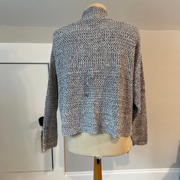 Geoffrey Beene SPORT Gray Knit Cardigan SZ LARGE - Picture 3 of 5